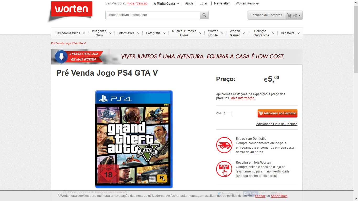 GTA 5 PS4 Preorder