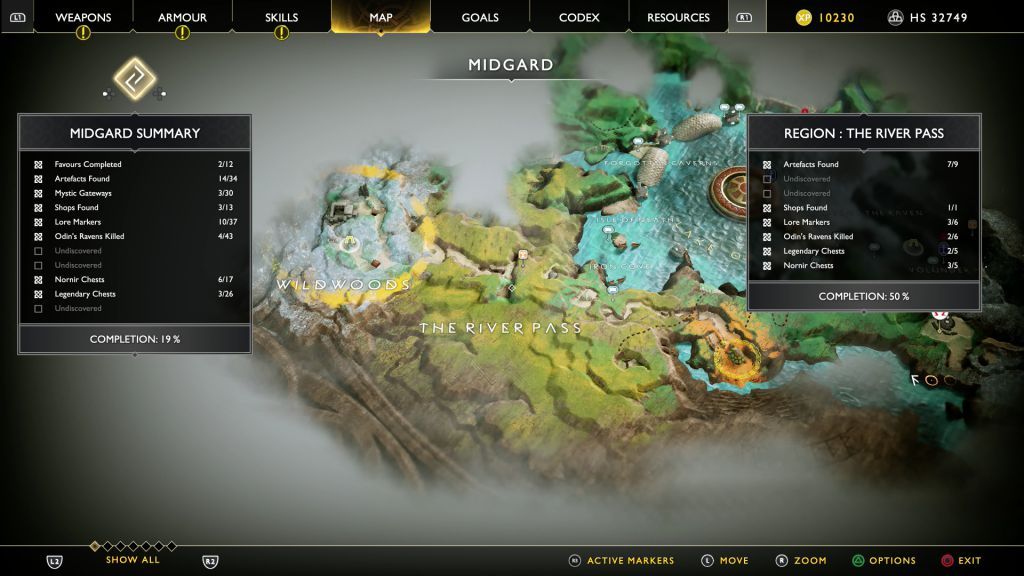 God Of War Erster Blick Auf Die Map Und Video Zum Fortschrittsystem Playstation Choice